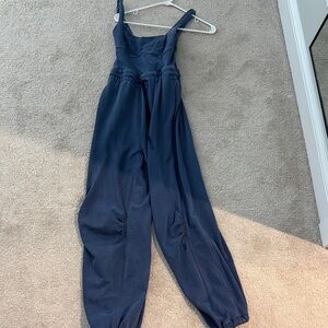 Free people  Navy Jumpsuit